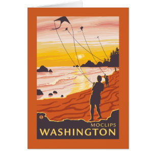 Strand u. Drachen - Moclips, Washington