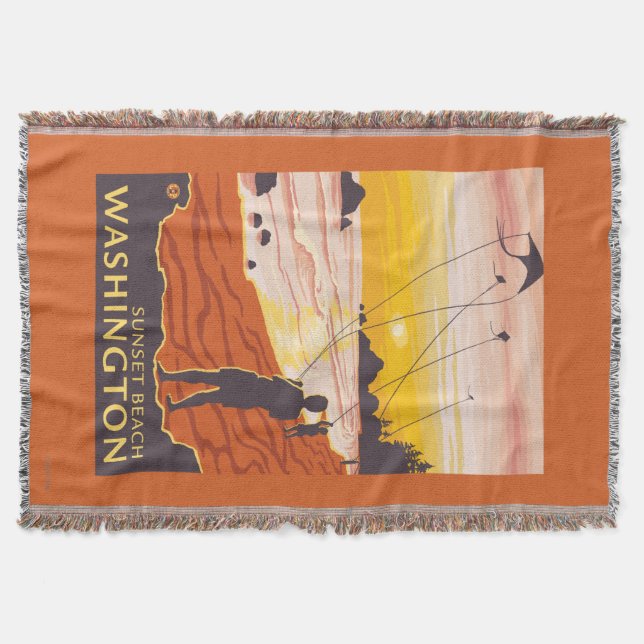 Strand u. Drachen - Sonnenuntergang-Strand, Decke (Vorderseite)