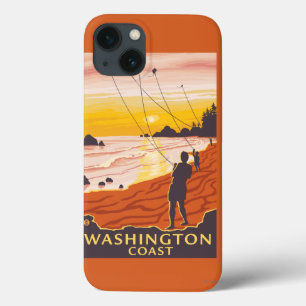 Strand u. Drachen - Washington-Küste Case-Mate iPhone Hülle