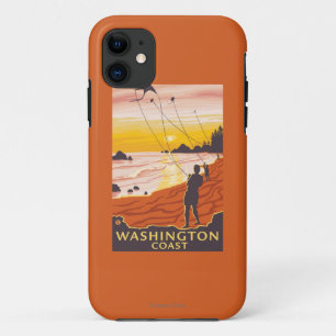 Strand u. Drachen - Washington-Küste Case-Mate iPhone Hülle