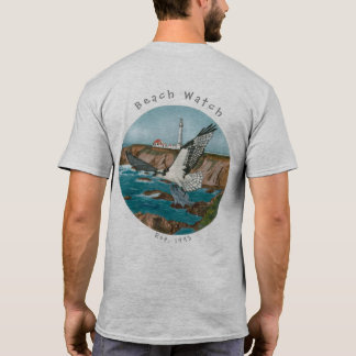 Strand-Uhr-NordküsteOsprey grundlegende T T-Shirt