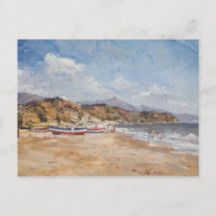 Strand und Berge Nerja 2001 Postkarte