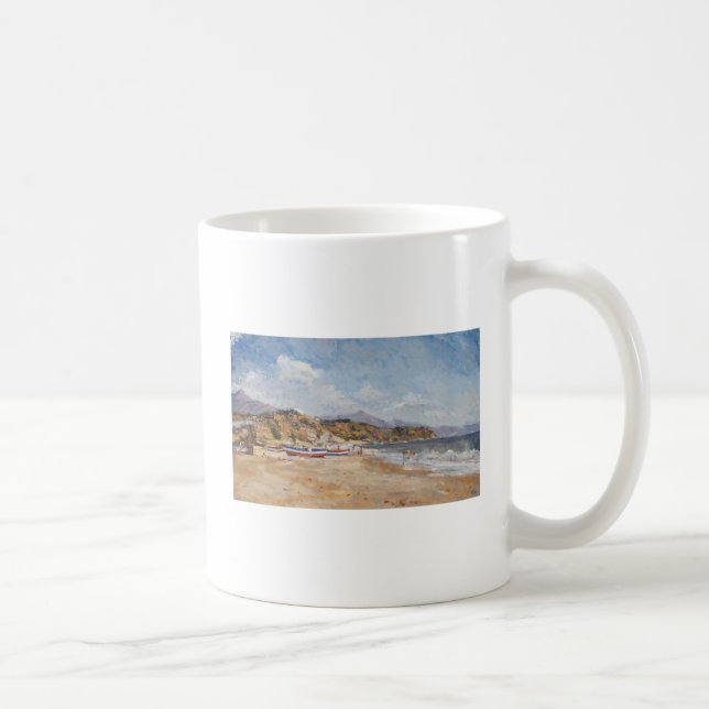 Strand und Berge Nerja 2001 Tasse (Rechts)
