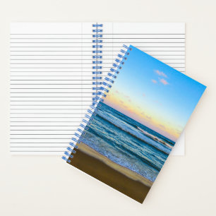 Strand und blauer Himmel Notizbuch