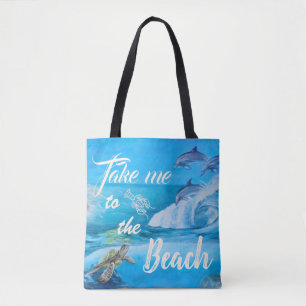 Strand und Meeresflora und -fauna-Malerei