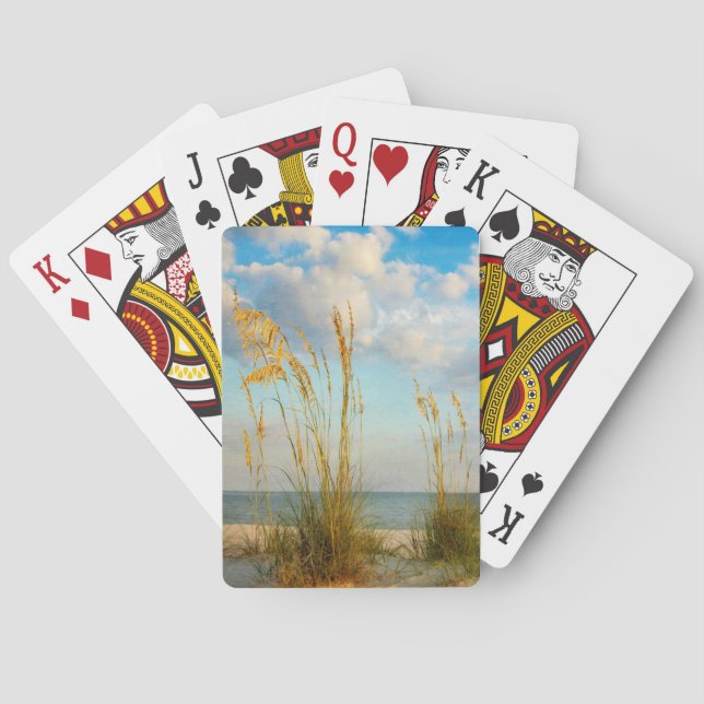 Strand- und Meerestiere Spielkarten (Rückseite)