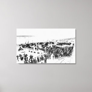 Strand und Promenade Fotografie 2 Leinwanddruck