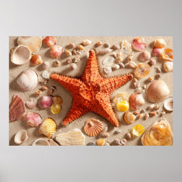 Strand und Sand Poster
