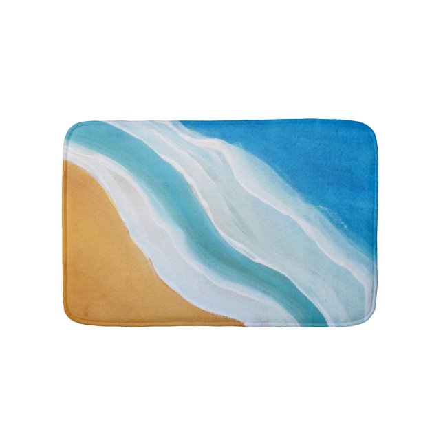 Strand- und Sandbadmatte von der Originalvorlage Badematte (Vorderseite)