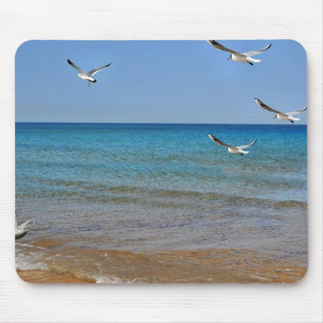 Strand und Seagulls Mousepad (Vorne)