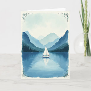 Strand Vatertag Kunstkarte Karte