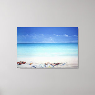 Strand-Vermittler Leinwanddruck