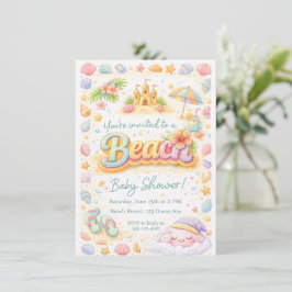 „Strand-Vibes“ Babyparty-Einladung Einladung
