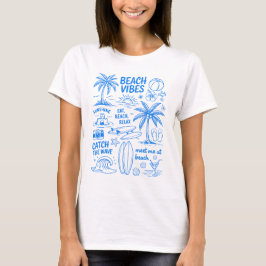 Strand-Vibes-Doodles-T-Shirt T-Shirt
