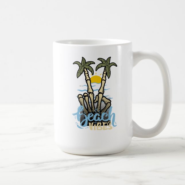 Strand-Vibes Kaffeetasse (Rechts)
