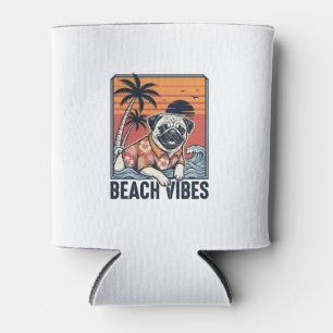 Strand-Vibes-Mops im Vintage-Schnitt Design_1 Dosenkühler