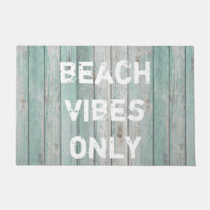 Strand Vibes nur Not Hütte Holz Fußmatte