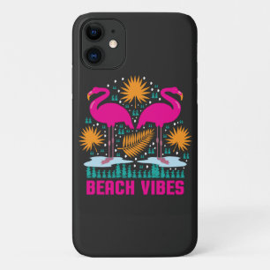 Strand-Vibes Rosa Flamingo-Design Case-Mate iPhone Hülle