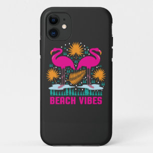 Strand-Vibes Rosa Flamingo-Design Case-Mate iPhone Hülle