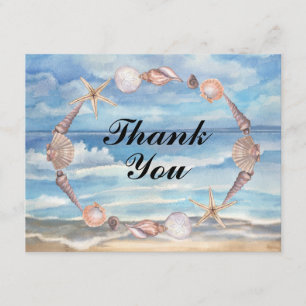 Strand Vielen Dank Dankeskarte