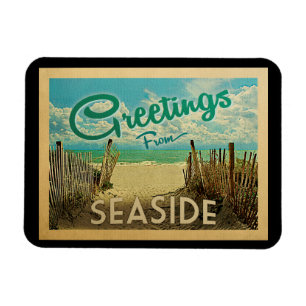 Strand Vintage Reise Magnet