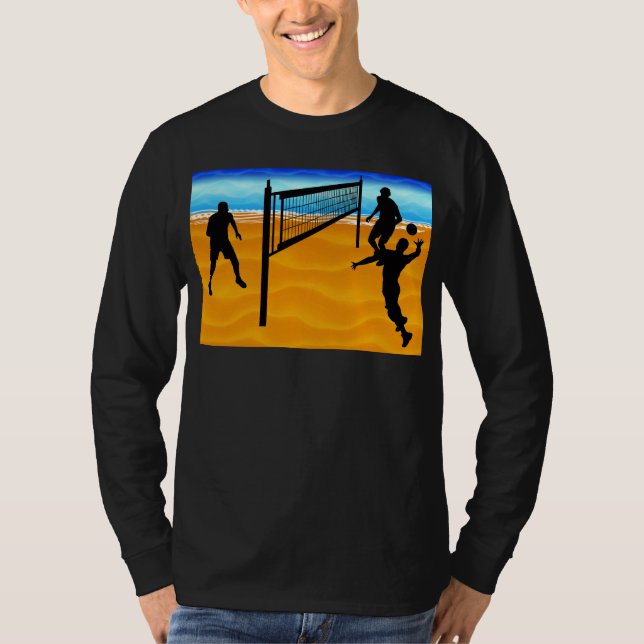 Strand-Volleyball T-Shirt (Vorderseite)