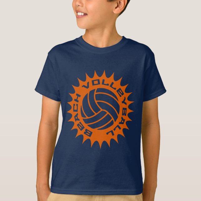 Strand-Volleyball T-Shirt (Vorderseite)