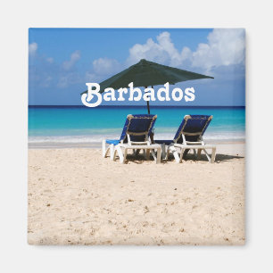 Strand von Barbados Magnet