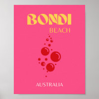 Strand von Bondi, rosa