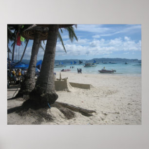 Strand von Boracay Poster