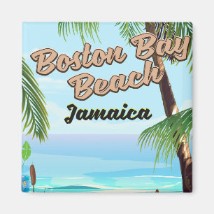 Strand von Boston Bay, Jamaika Magnet