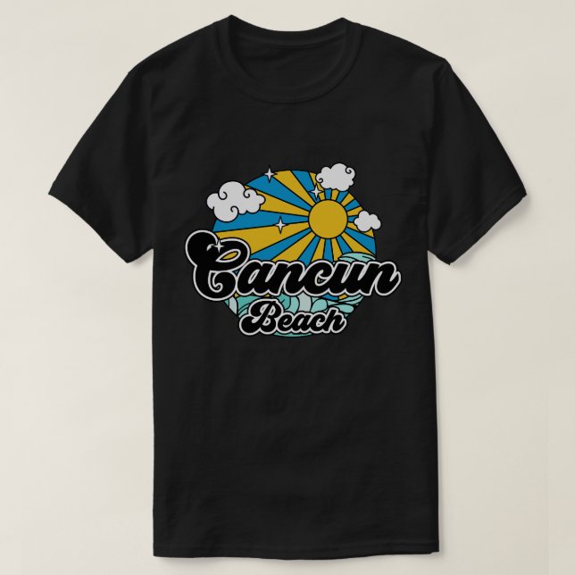 Strand von Cancun T-Shirt (Design vorne)
