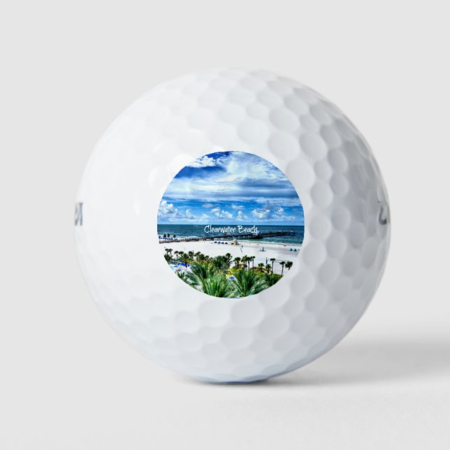 Strand von Clearwater, Reiseziel Golfball (Vorderseite)