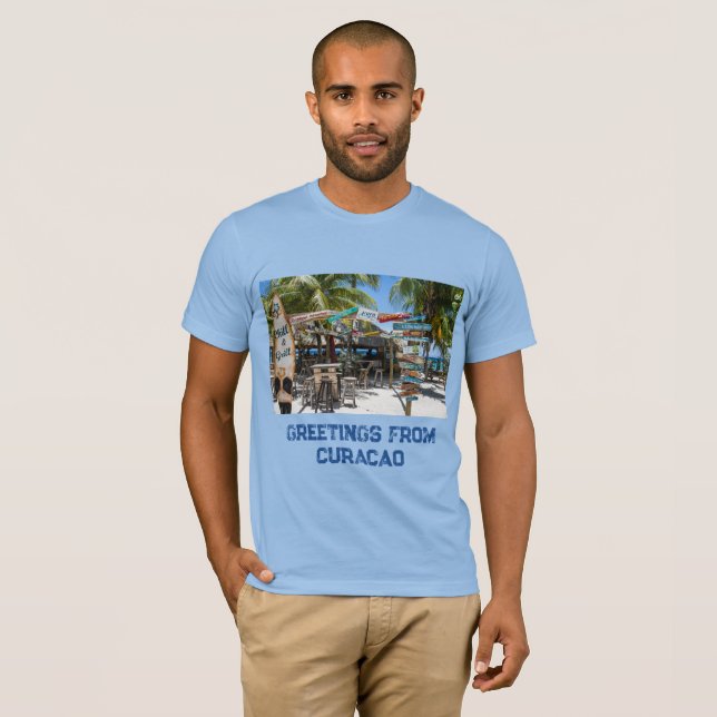 Strand von Curaçao T-Shirt (Vorne ganz)