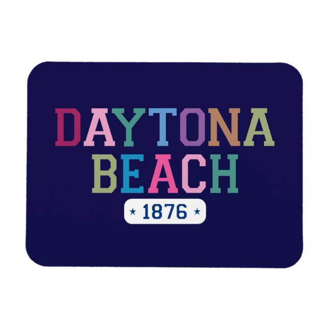 Strand von Daytona 1876 Magnet (Horizontal)