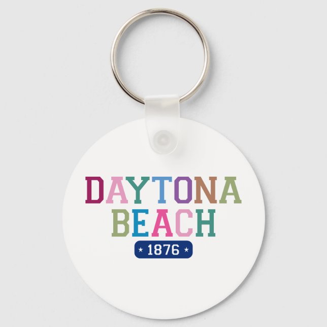 Strand von Daytona 1876 Schlüsselanhänger (Vorderseite)