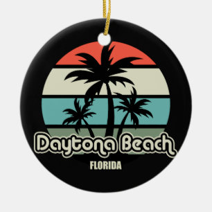 Strand von Daytona, Florida Keramik Ornament