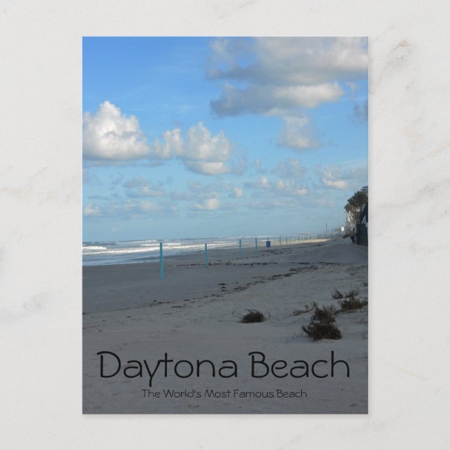 Strand von Daytona Postkarte (Vorderseite)