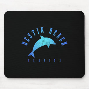 Strand von Destin Florida Fl Vintage Delfin Urlaub Mousepad