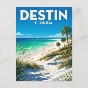 Strand von Destin Florida Postkarte