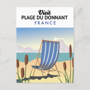 Strand von Donnant Frankreich Postkarte