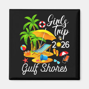 Strand von Gulf Shores Alabama Sommer Grafik Kunst Magnet
