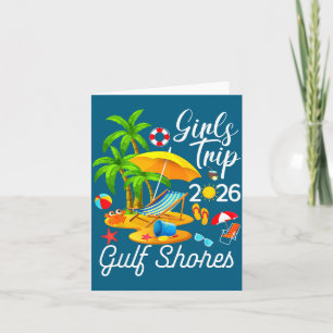 Strand von Gulf Shores Alabama Sommer Karte