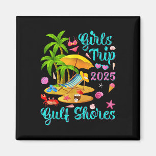 Strand von Gulf Shores Alabama Sommerferien Mädche Magnet