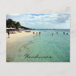Strand von Honduras Postkarte