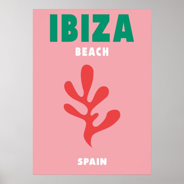 Strand von Ibiza Poster (Vorne)