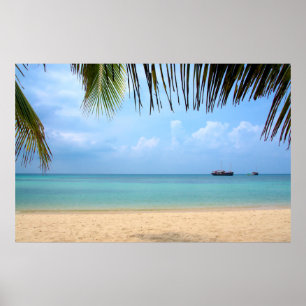 Strand von Koh Phangan Thailand Poster