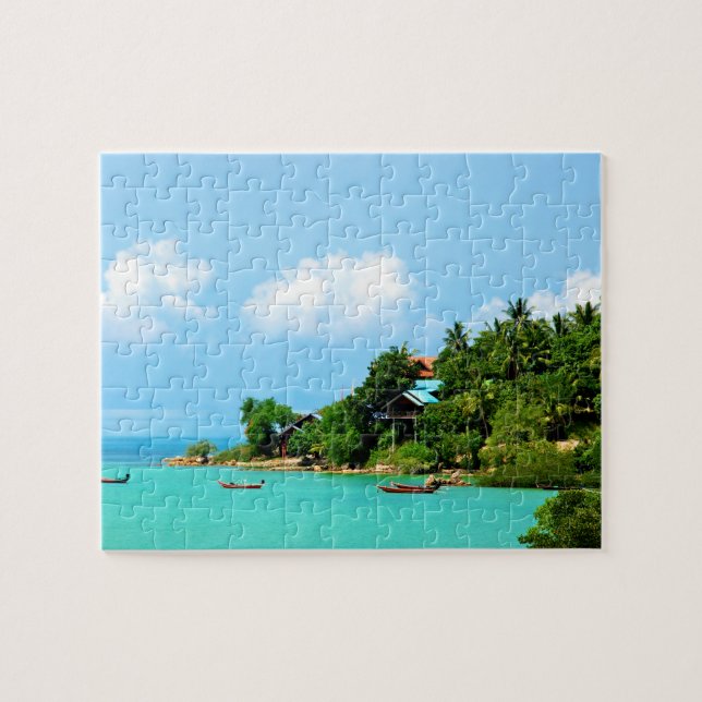 Strand von Koh Phangan Thailand Puzzle (Horizontal)