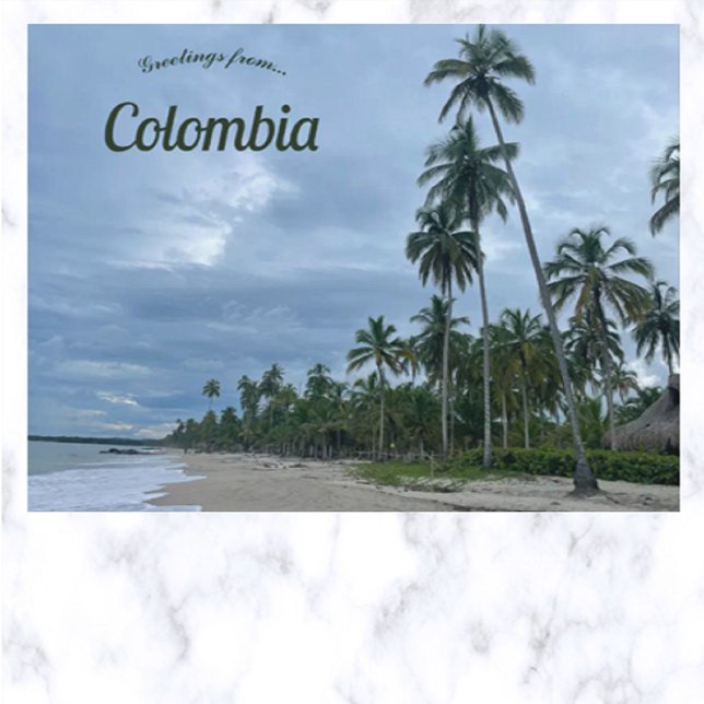 Strand von La Guajira Kolumbien Postkarte (Von Creator hochgeladen)