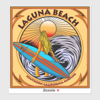 STRAND VON LAGUNA KALIFORNIEN AUFKLEBER